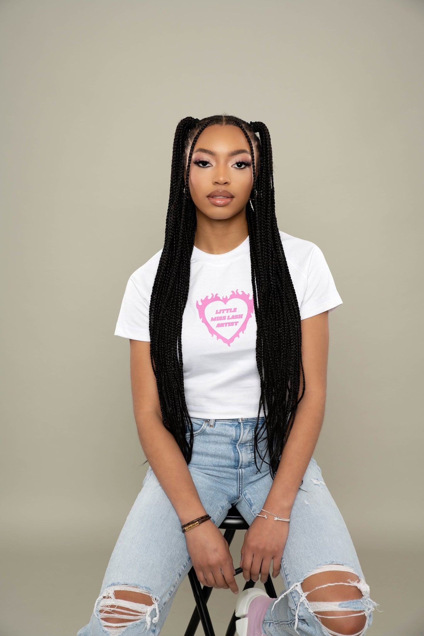 Little Miss Lash Artist Crop Top